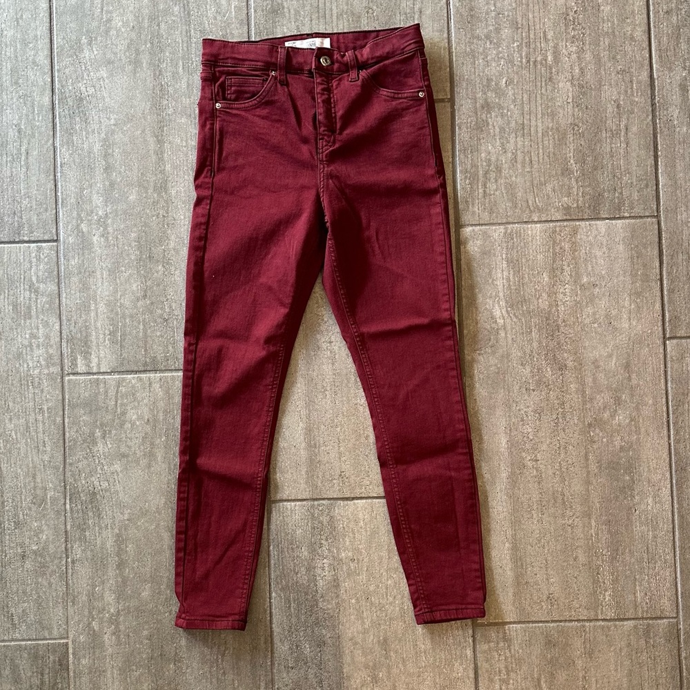 Topshop Jamie Moto Skinny Jeans